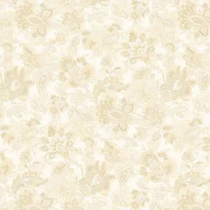 Cream Footstool Cotton Wideback Fabric per yard