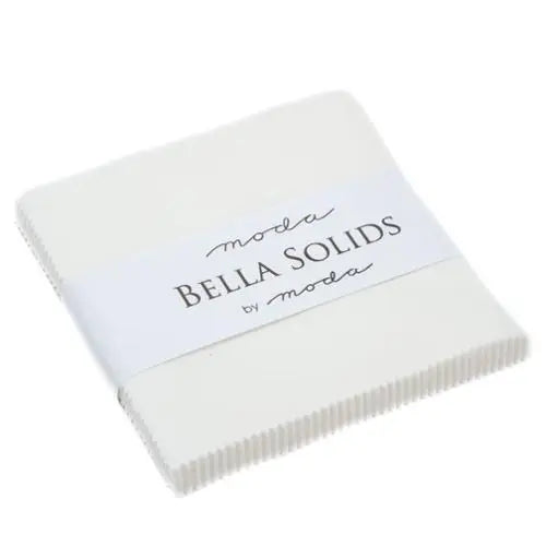 Cream Off White Bella Solids Charm Pack Precuts