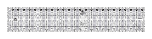 Creative Grids Quick Trim And Circle Quilt Ruler Two 4-1/2in x 24-1/2in