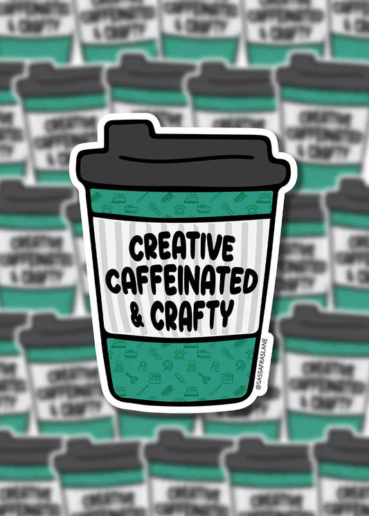 Creative, Caffeinated & Crafty Stickers
