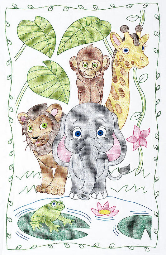 Crib Quilt Tops 40in x 60in Jungle