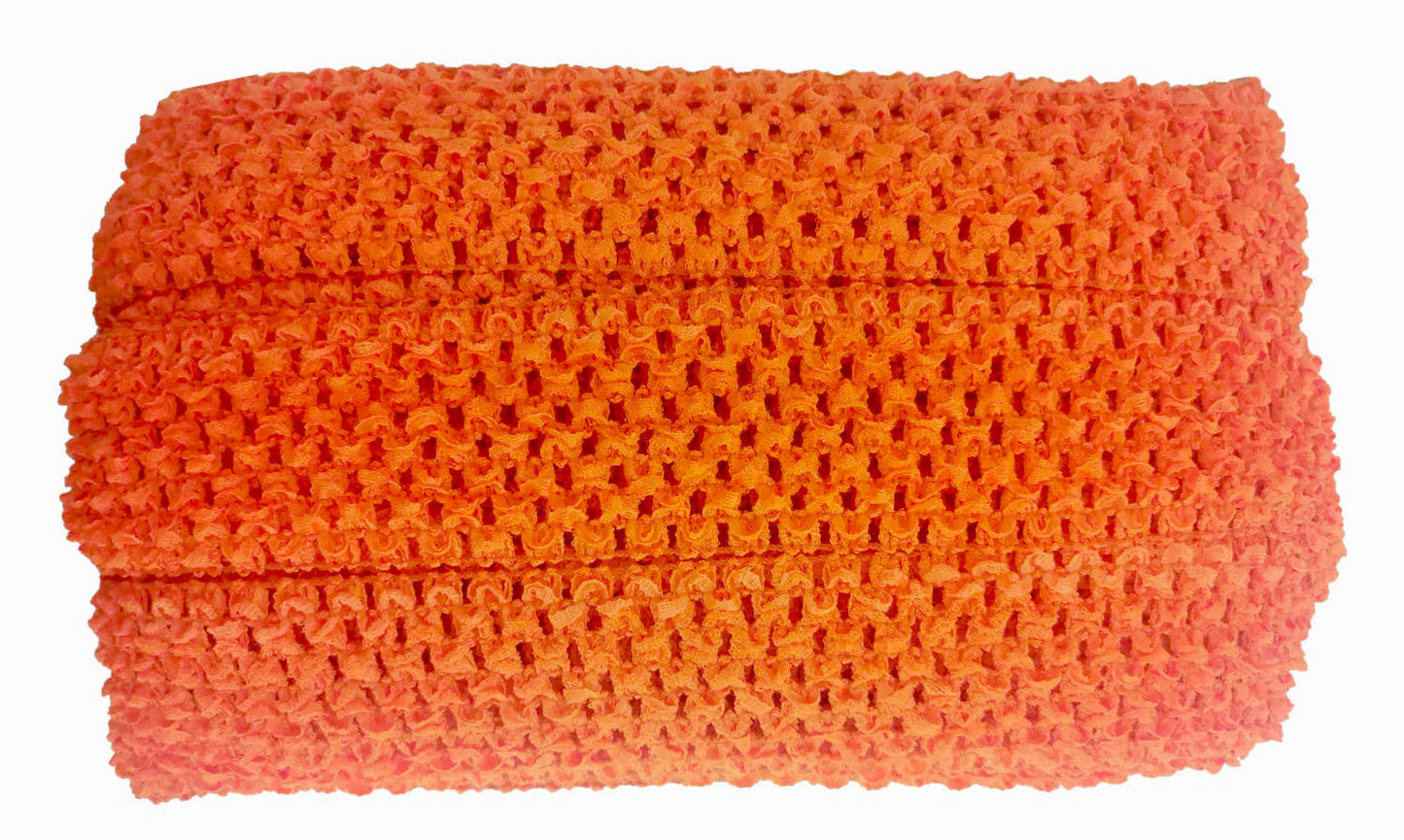 Crochet Stretch Trim - 2" Width (25 Yard Roll) - BF-1900-19 Orange
