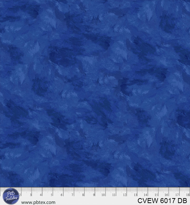 Crushed Velvet Dark Blue Cotton Wideback Fabric - ( 1 3/4 Yard Pack )