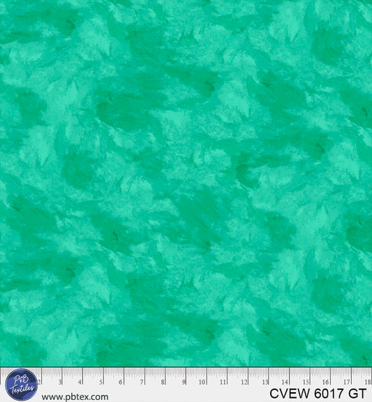 Crushed Velvet Green Teal Cotton Wideback Fabric per yard