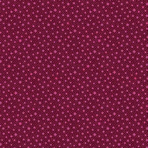 Dapple Dot Crimson Affinity Cotton 44"/45" Fabric Per Yard