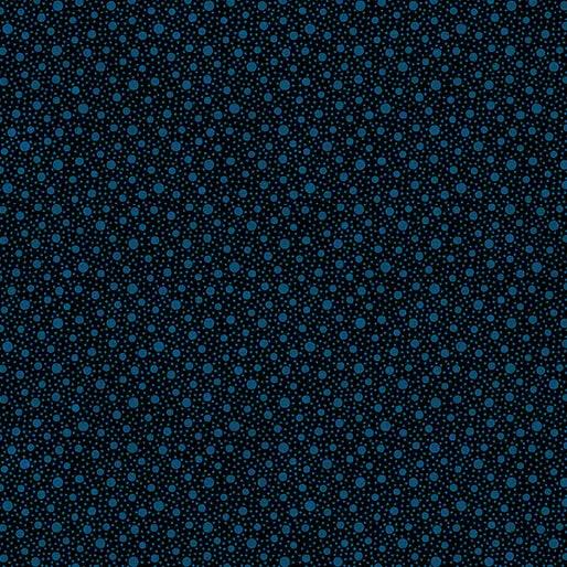 Dapple Dot Indigo Affinity Cotton 44"/45" Fabric Per Yard