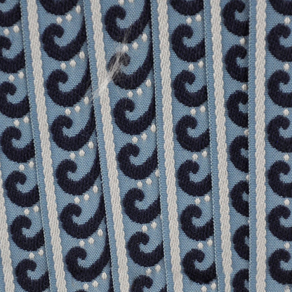 Elegance Collection - 2" width Braid (25 Yard Roll) - BR-7091-05/03 Navy and Light Blue