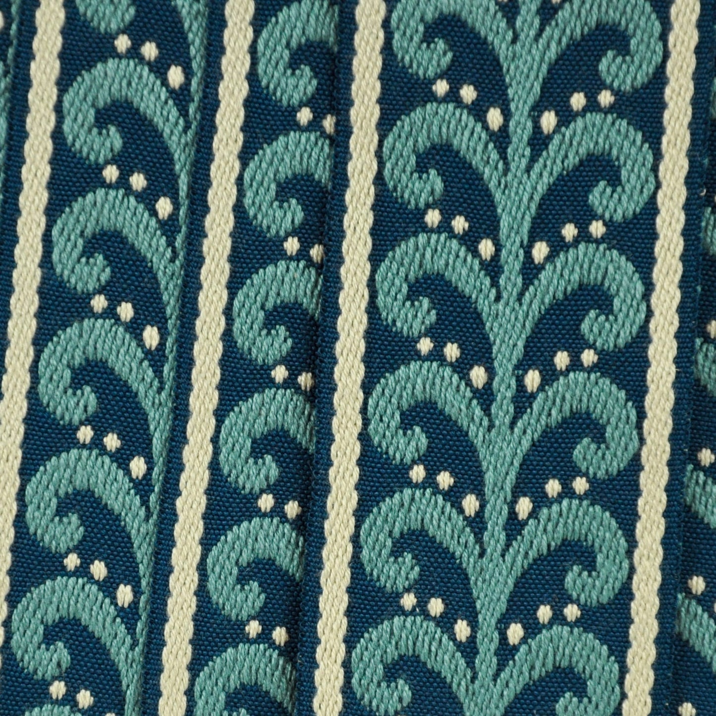 Elegance Collection - 2" width Braid (25 Yard Roll) - BR-7091-23/33 Royal Blue and Turquoise