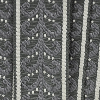Elegance Collection - 2" width Braid (25 Yard Roll) - BR-7091-49/11 Grey and Gunmetal