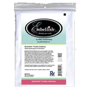 Embellish Fusible Underlay - White 30" x 3 yds