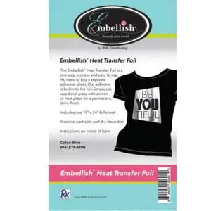 Embellish Heat Transfer Foil - Kiwi 19" x 24"