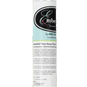 Embellish Iron-Away Clear Topper 10" x 10 yds