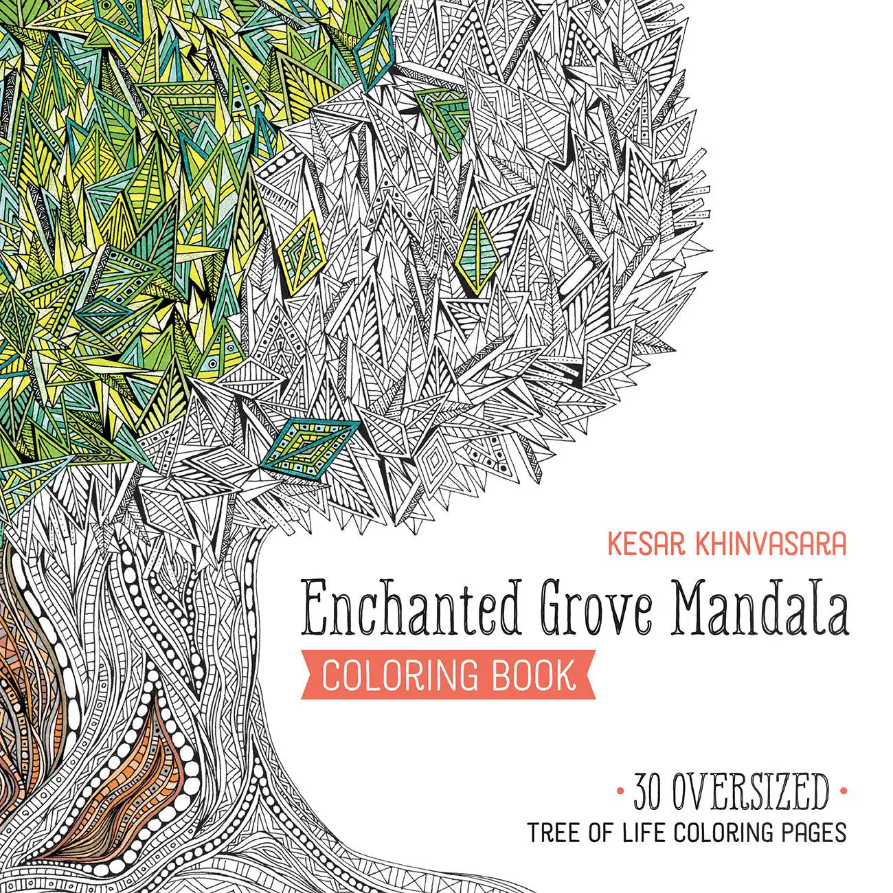 Enchanted Grove Mandala Coloring Book
