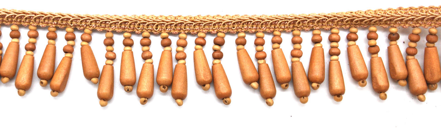 Fascination Collection - 2" width WOODEN FRINGE (10 YDS)-BB-937-18