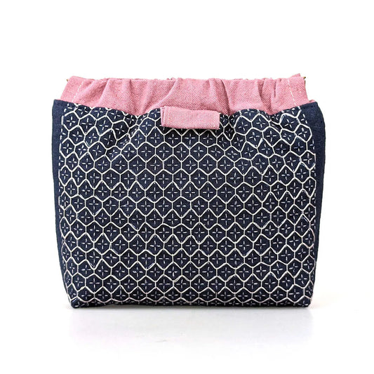Flex Frame Purse Kit Kikkou-Hana-Zashi Navy