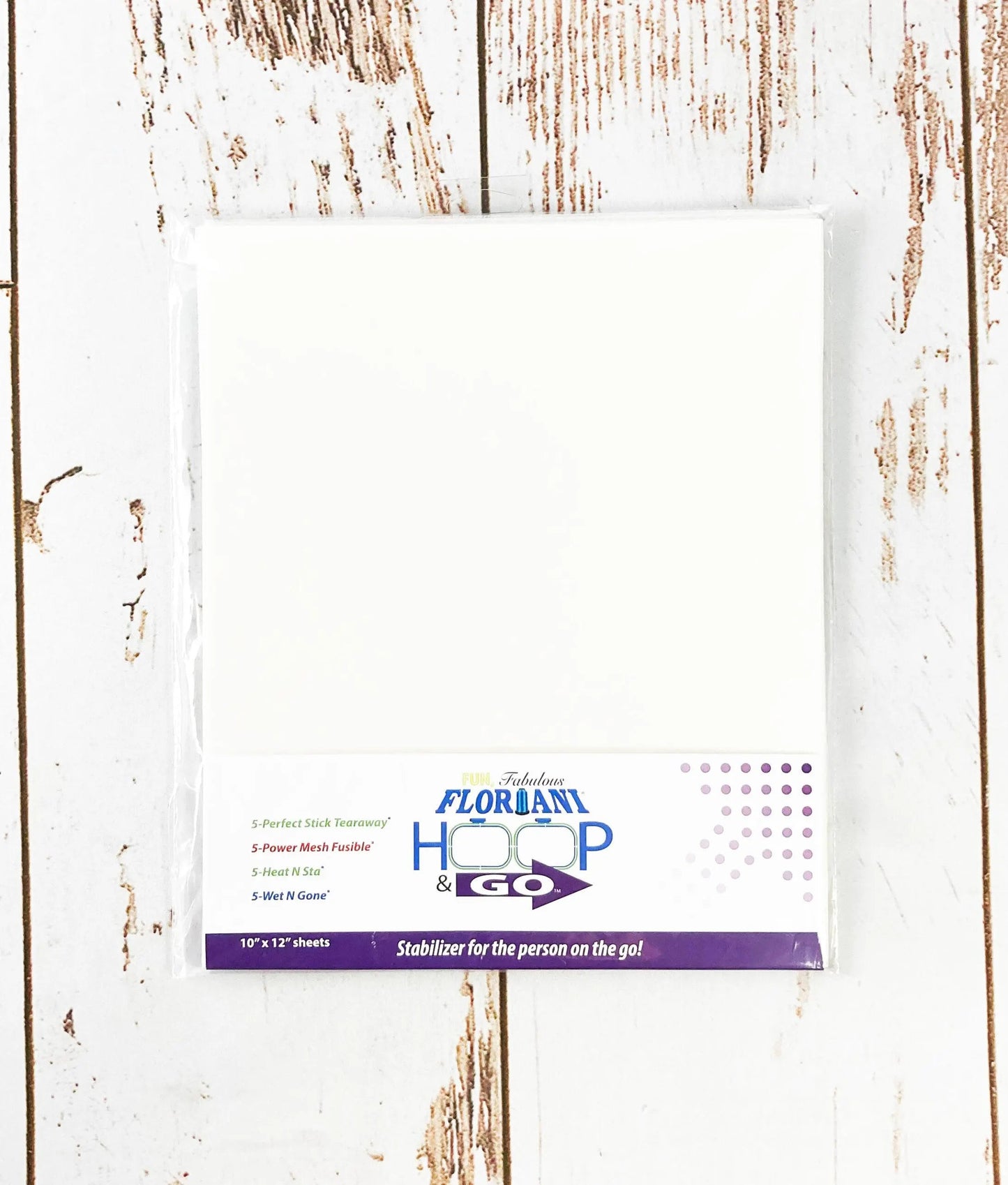 Floriani Hoop N Go 10" 5 pcs/each -MULTI 10"x12"-20 PK