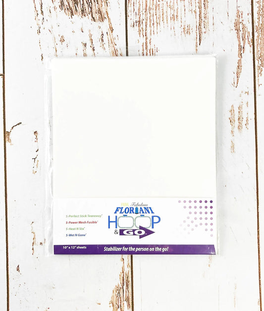 Floriani Hoop N Go 10" 5 pcs/each -MULTI 10"x12"-20 PK