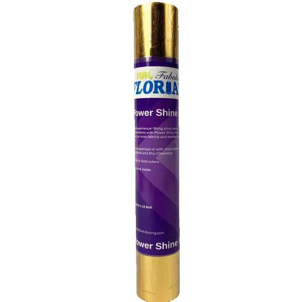 Floriani Power Shine Foil - 9" x 12" - Gold