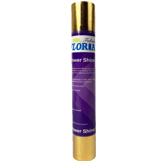 Floriani Power Shine Foil - 9" x 12" - Gold