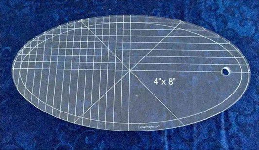 Oval Template 4" x 8"