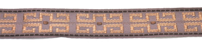 Godiva Collection - 1 1/2" width CIRCLE PATTERN BRAID (25 Yard Roll) - BR-7097-21/38 Lilac and Toffee