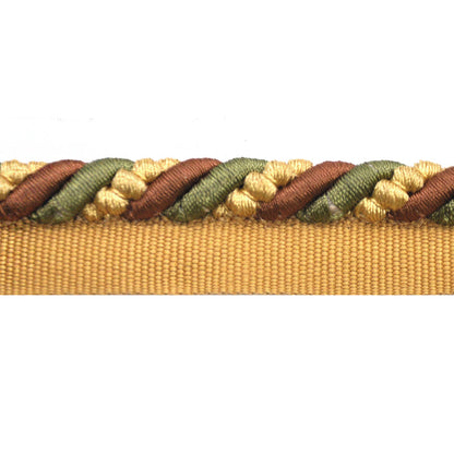 Godiva Collection - 3/8" Width CORD with LIP (50 Yard Roll) - BC-10097-18/16 Sable and Rust