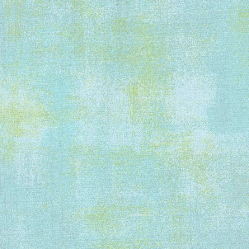 Green Pool Grunge Cotton Wideback Fabric - ( 3/4 Yard Pack )