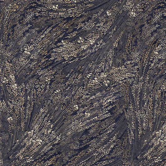 Grey Meadow Breeze Cotton Wideback Fabric per yard