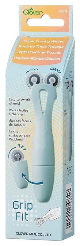 Grip Fit Triple Tracing Wheel by Clover