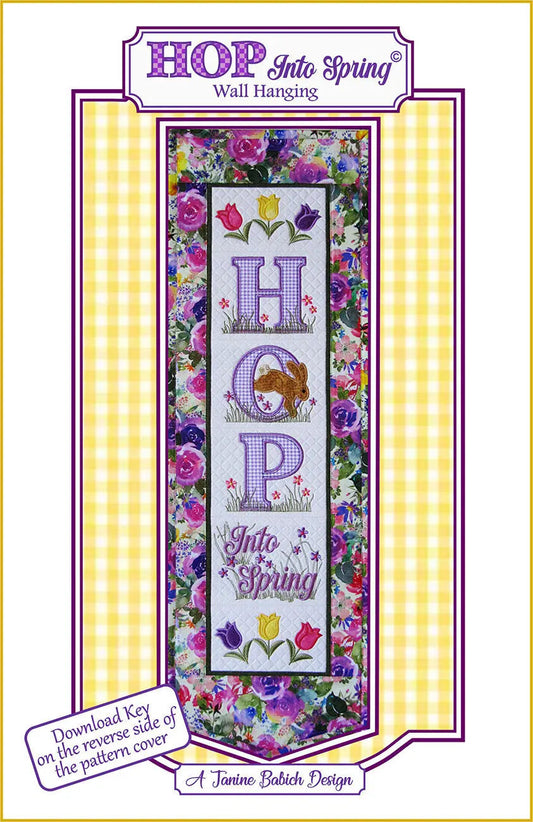 HOP Into Spring Wall Hanging