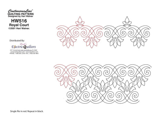 516 Royal Court Pantograph by Hari Walner