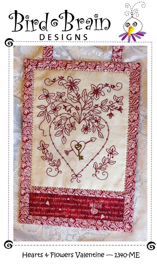 Hearts & Flowers Valentine Machine Embroidery