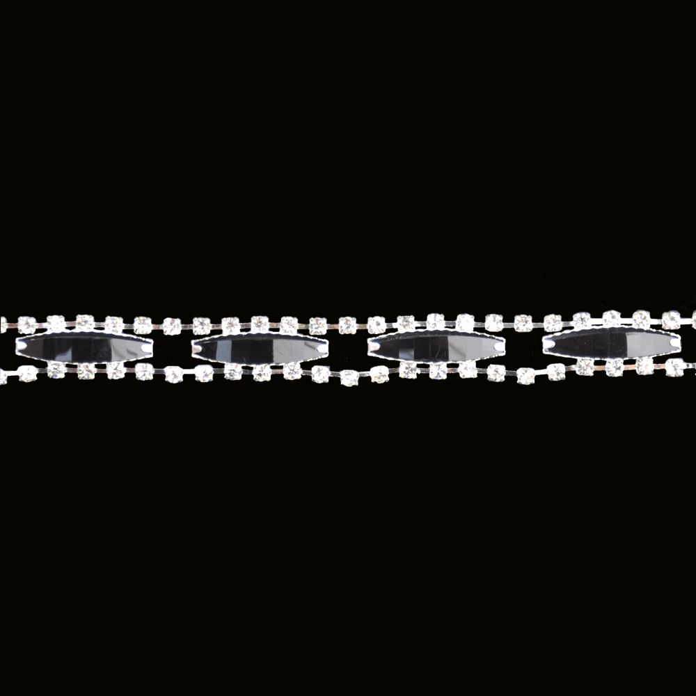 High End Rhinestone Trimmings - BR-418