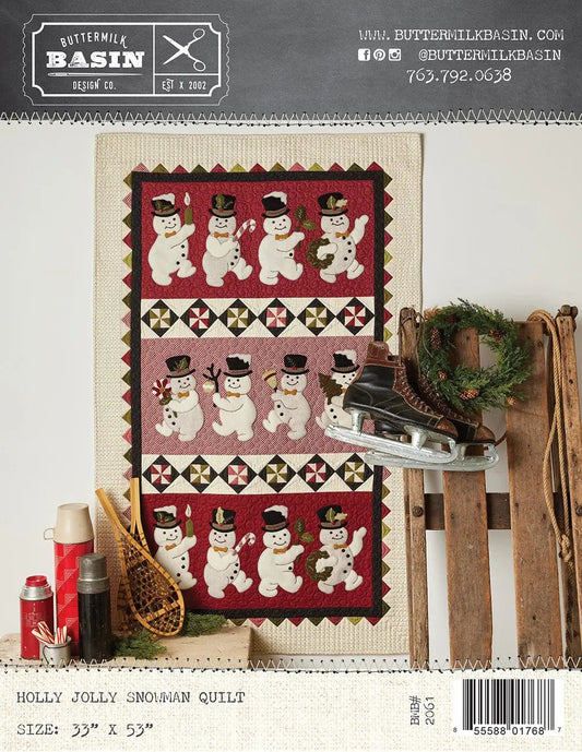 Holly Jolly Snowman Quilt