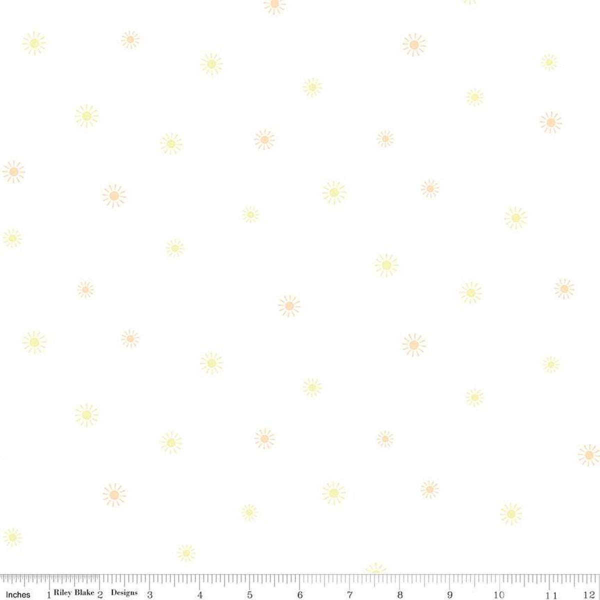 Hush Hush 5 Sunny Days Cotton 43"/44" Fabric Per Yard