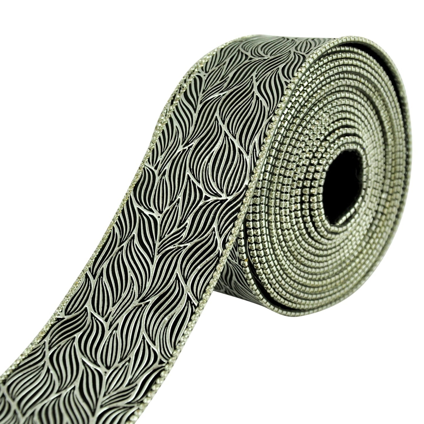 Iron-On Vinyl Rhinestone Trim - 1 7/8" Width (10 YDS)-BVR-705-11