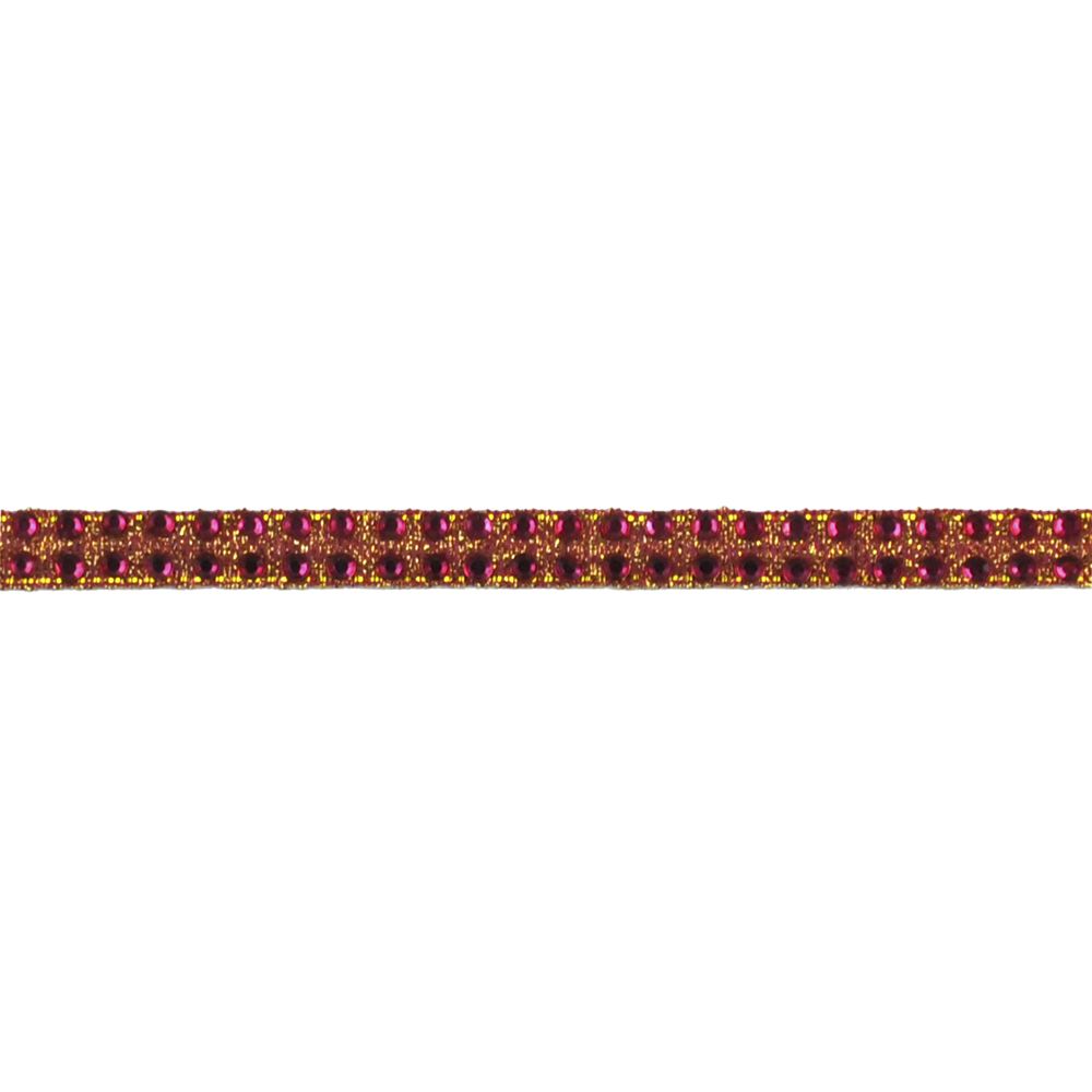 Iron on Rhinestone Trim - 1/4" width -BR-424-22