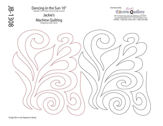 1308 Dancing In The Sun Pantograph by Jackie Brown