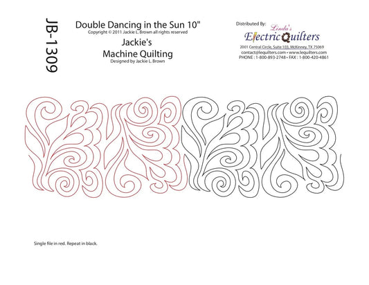 1309 Double Dancing In The Sun Pantograph by Jackie Brown