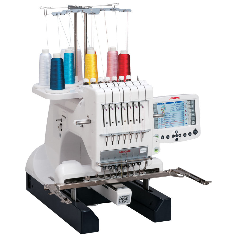 Refurbished Janome MB-7 Seven Needle Embroidery Machine