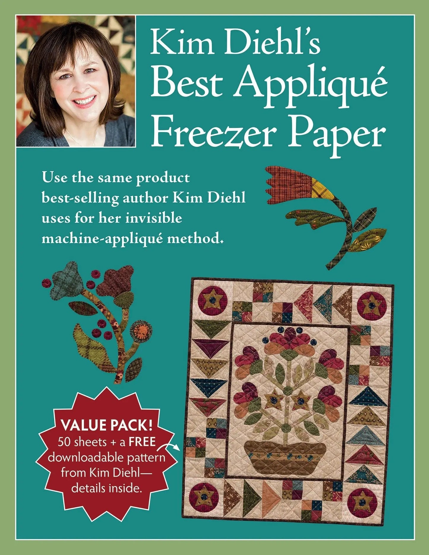 Kim Diehls Best Applique Freezer Paper