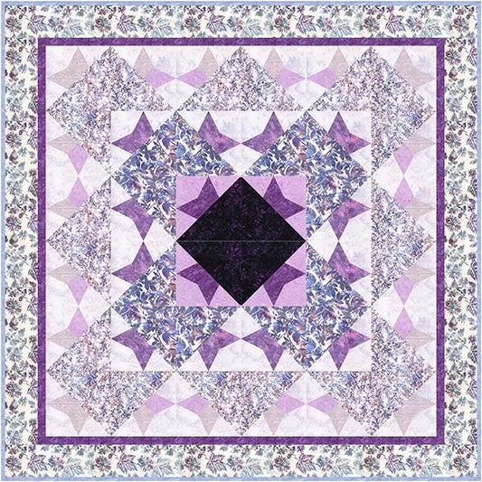 Amethyst Foundation Piecing Panel by Kimberly Jahnz- 58" x 58"