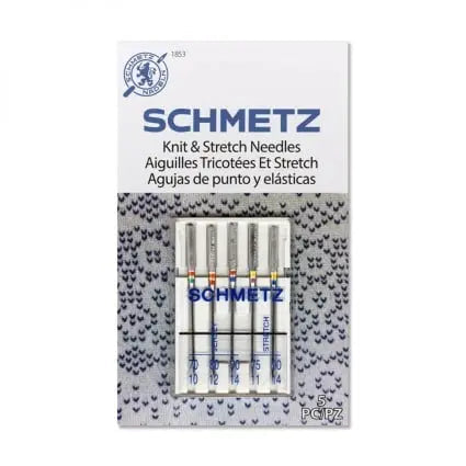 Knit & Stretch Needles by Schmetz (Assorted Sizes 5 count)