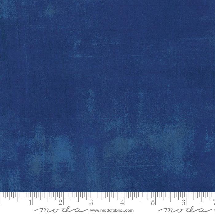 Blue Grunge Basics Cobalt 44"/45" Per Yard