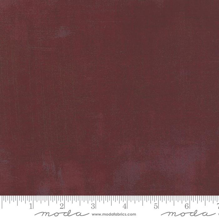 Red Grunge Basics Burgundy 44"/45" Per Yard