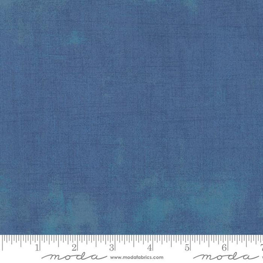 Blue Grunge Basics Sea 44"/45" Per Yard