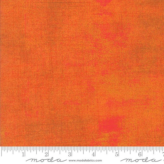 Orange Grunge Basics Russet Orange 44"/45" Per Yard