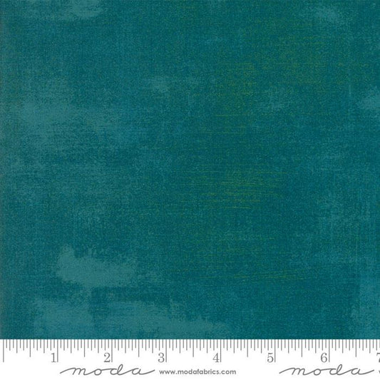 Blue Turquoise Grunge Basics Saxony 44"/45" Per Yard