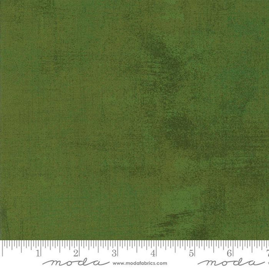 Green Grunge Basics Olive Branch 44"/45" Per Yard
