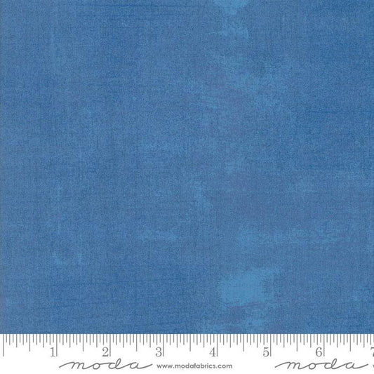 Blue Grunge Basics Delft 44"/45" Per Yard
